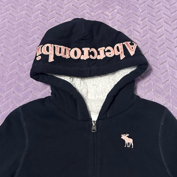 Abercrombie & Fitch Dark Blue Kids Hoodie - Picture 3 of 4